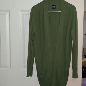 Green Gap Cardigan